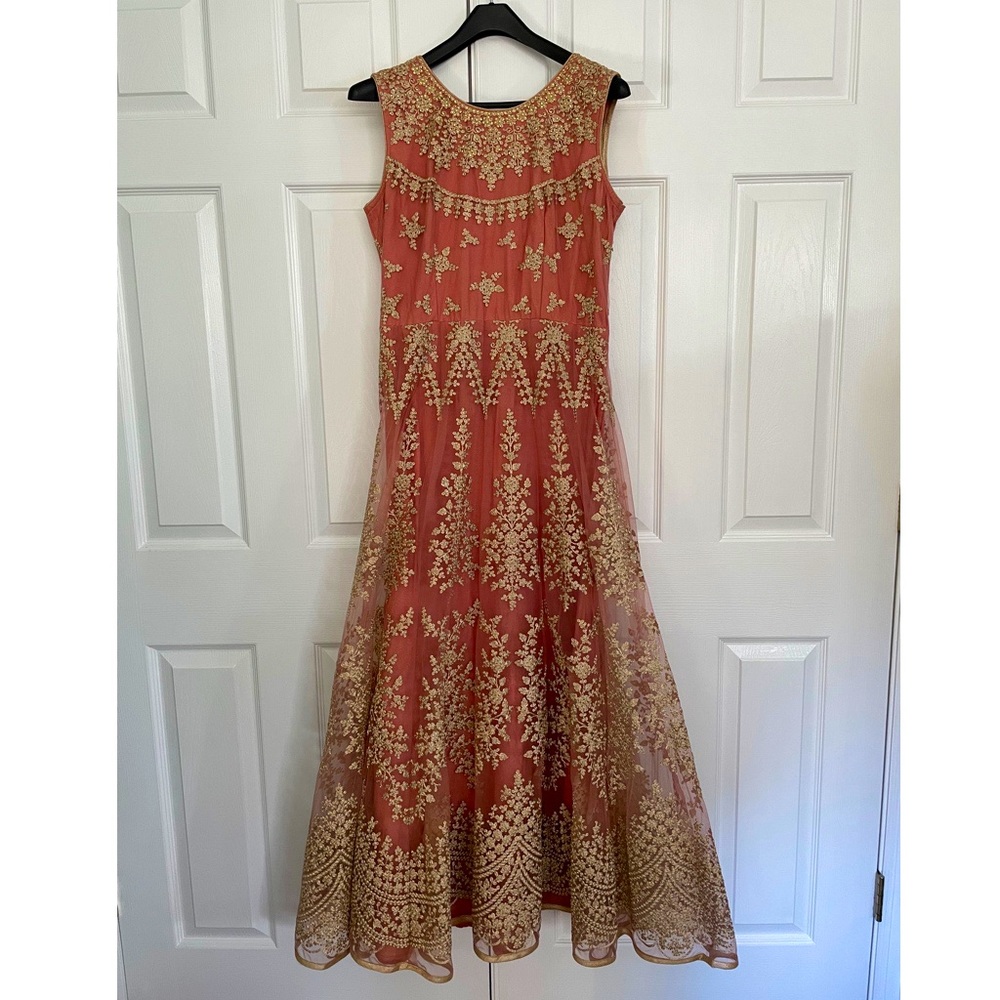 NWOT Embroidered Long Indian Dress